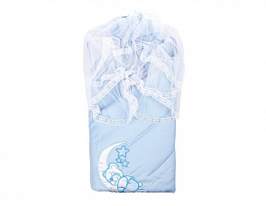 Комплект на выписку - Мишка на Луне, Н1981, весна, голубой (Мой Ангелок, 00-0011836 _голубой)